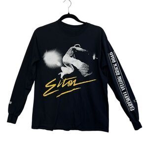 Elton John Farewell Yellow Brick Road Tour Long sleeve shirt, size medium